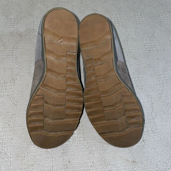 Sorel Women’s Ankle Boots Size 5 M Gray Leather Hiking Rugged - Picture 6 of 12